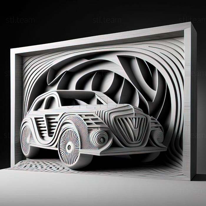 3D модель Mercedes Benz F200 Уява (STL)